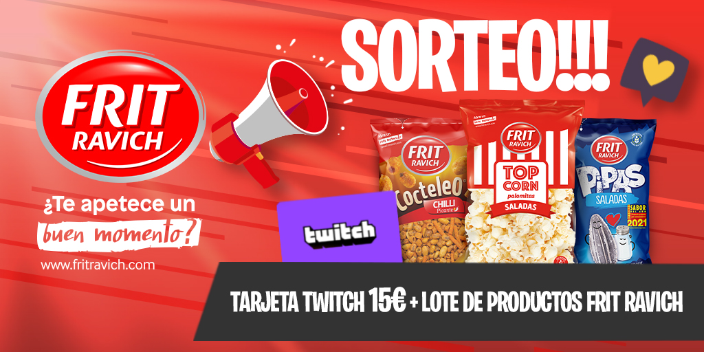 Sorteo de Frit Ravich en Twitch